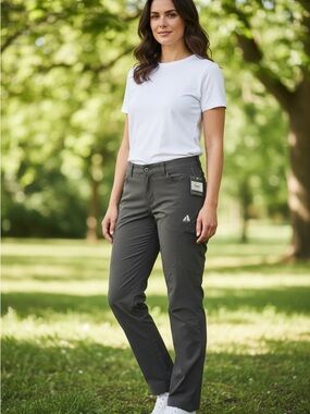 NEW EDDIE BAUER FIRST ASCENT WOMENS SZ 16 TALL GREY NYLON HIKING PANTS